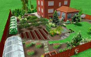 Планировка участка 12 соток и 6 соток: как следует размещать основные и хозяйственные постройки, зоны отдыха, огород и сад